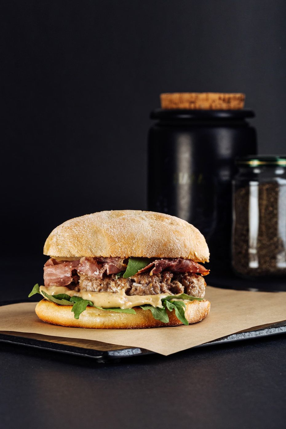 Napoli burger - Black Dagger